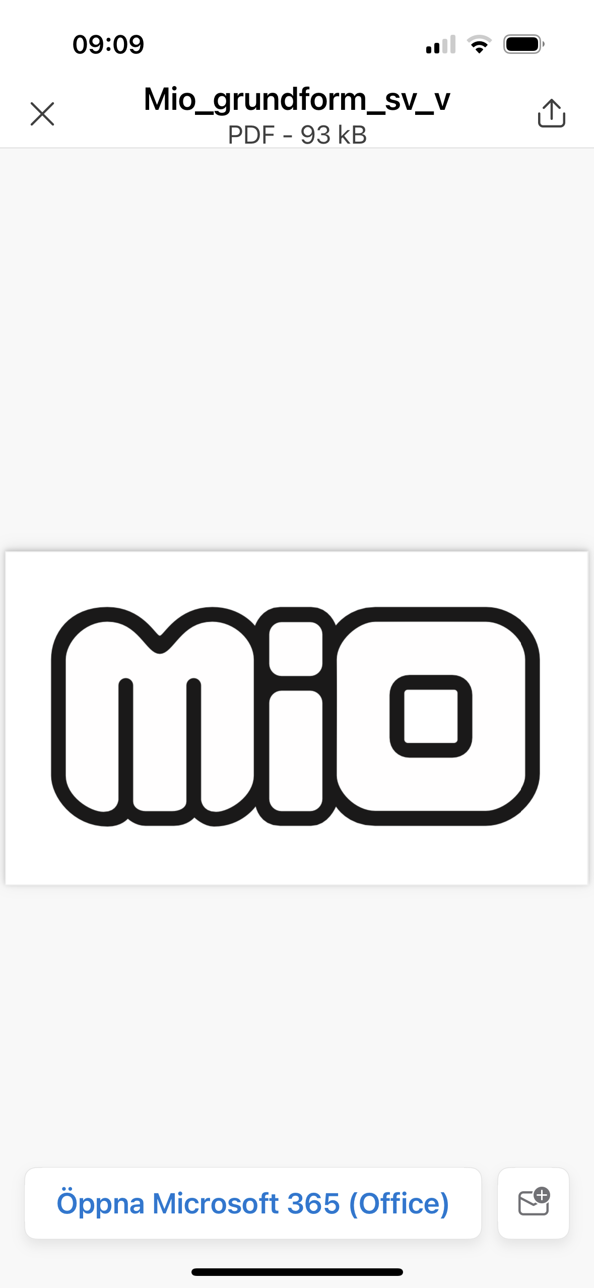 logotyp Mio Kristianstad