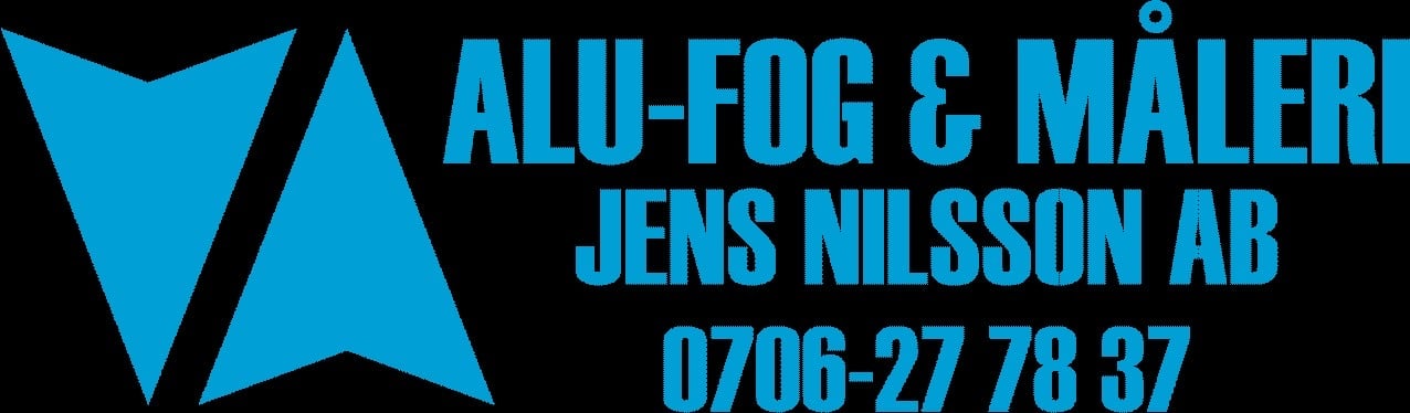 logotyp Alu-Fog & Måleri Jens Nilsson AB