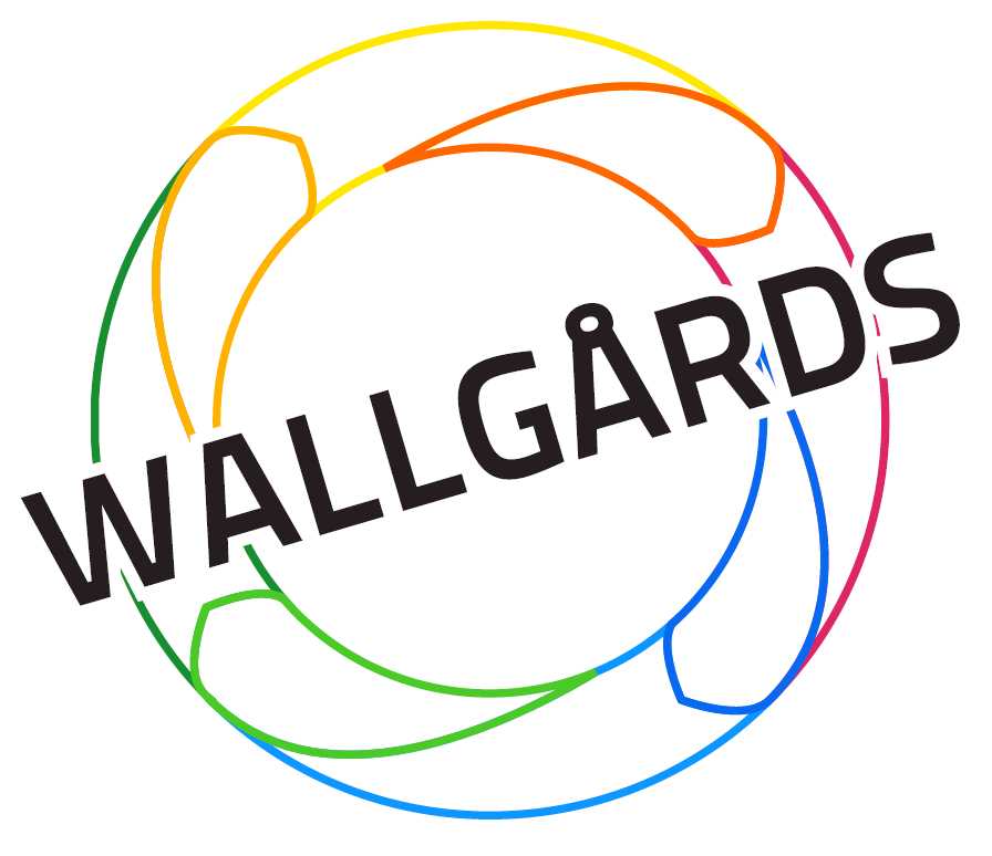 logotyp Wallgårds Färg